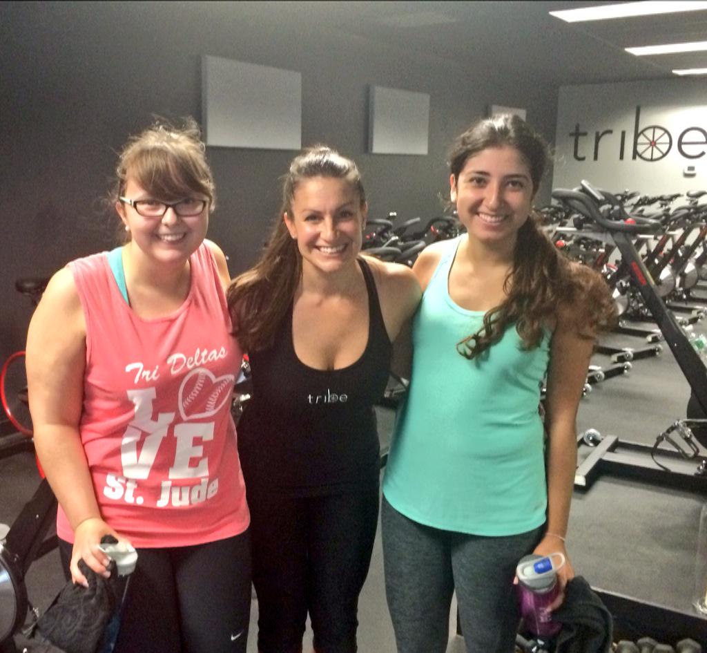unitethetribe's tweet photo. All smiles after a #mondaymotivation #groove with @DaneilFischer ! #cycling #unitethetribe http://t.co/vejzejVwT8