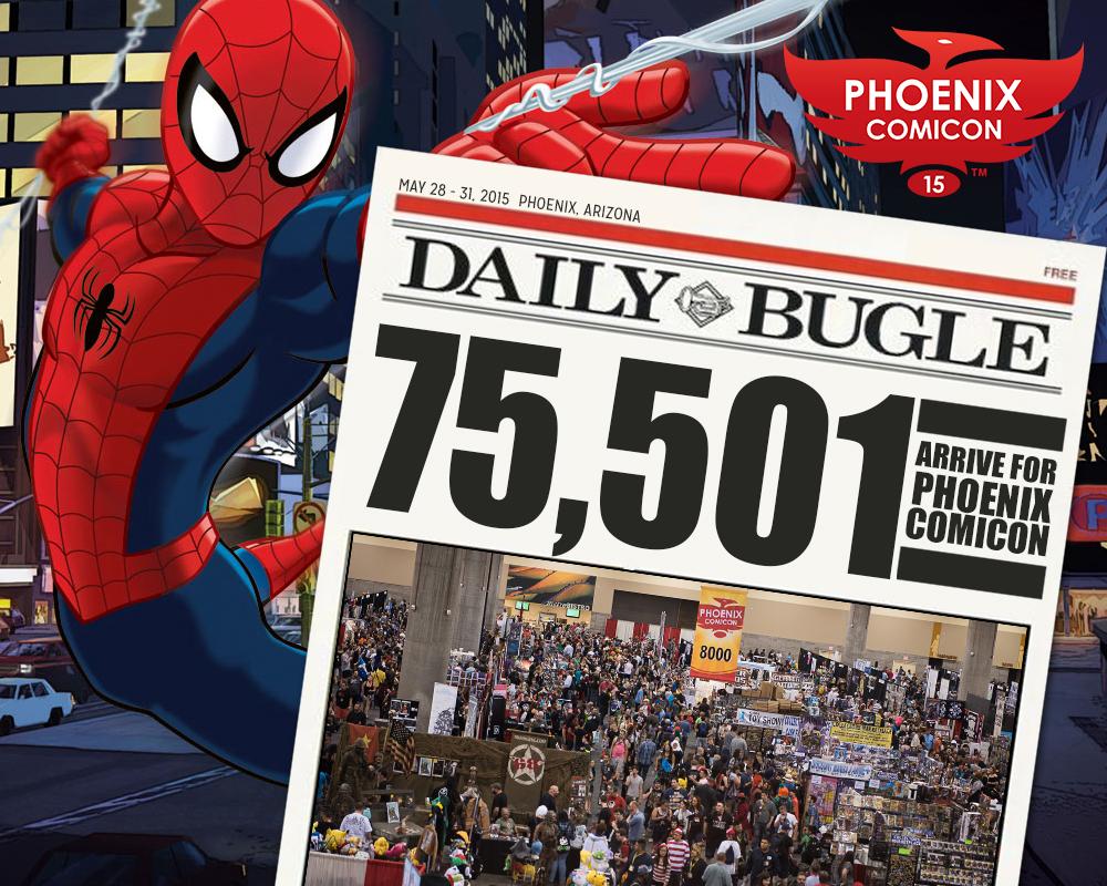 We're proud to share final attendance for #phxcc 2015: 75,501! We feel it's been our most successful event!