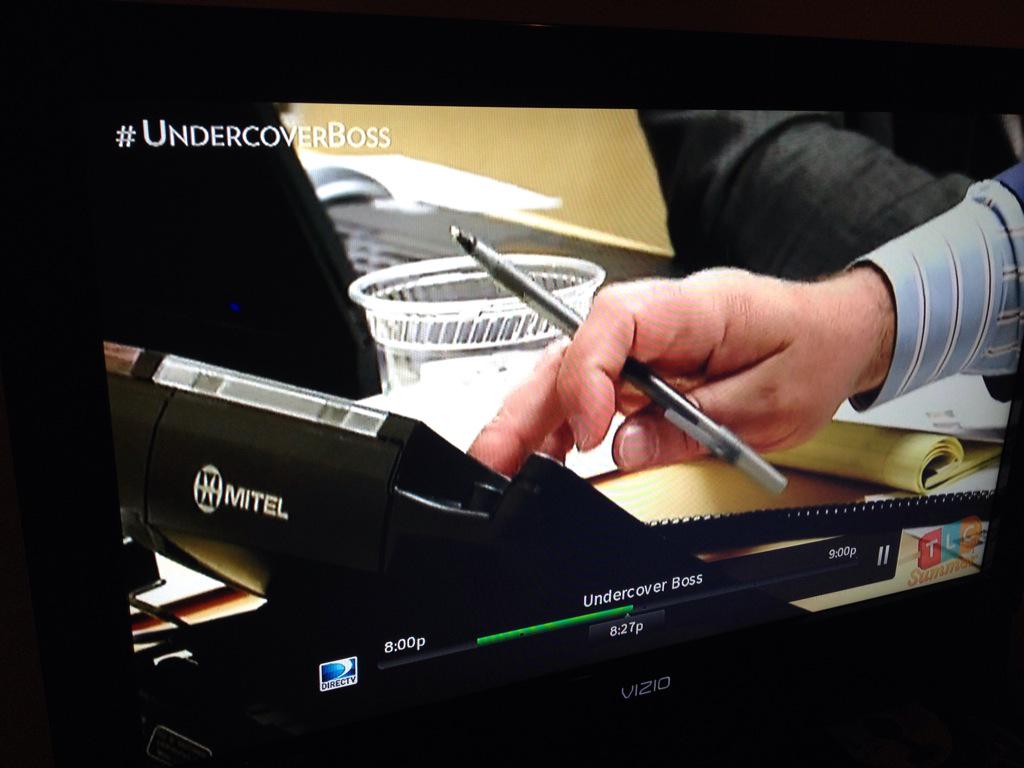 alidunmire's tweet image. @Mitel look what we spotted on undercover boss #ChoiceHotels