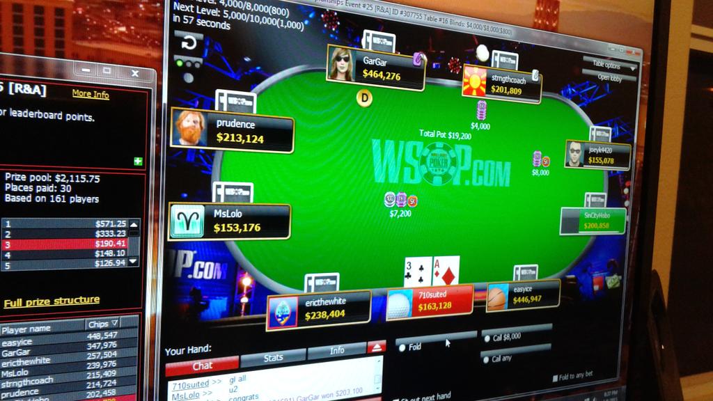 seventensuited's tweet photo. FT @WSOPcom #Event25 $5r $1k GTD Online Championships http://t.co/3db63SWYTY