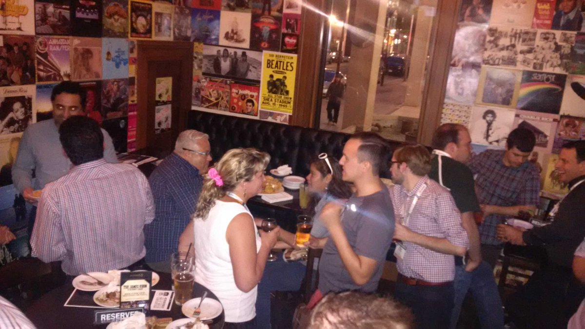 crossdw88's tweet photo. Good times with my TLC buddy Pedram Izadpanah from #cima+ and others at Victoria Tavern. Great @CITE2015 so far! http://t.co/qsKq5Wy3Jw