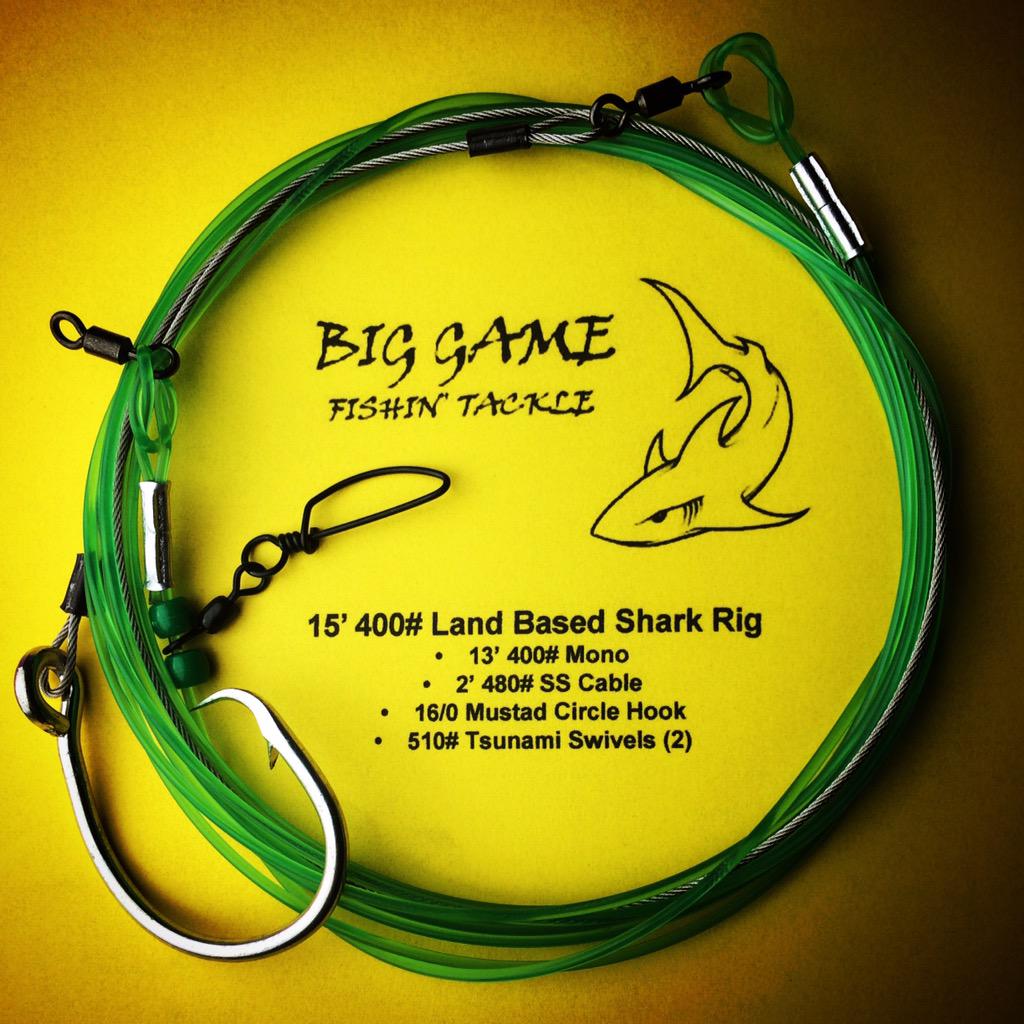 BigGameFishin's tweet photo. 15' 400# Land Based Shark Rigs built to take a beating from the biggest boys around!! http://t.co/kXxyl7V2kb