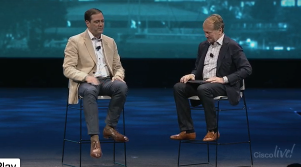 CiscoSP360's tweet photo. "I love this company and I love what we can do together!" @ChuckRobbins #CLUS http://t.co/VYnFN13r5K