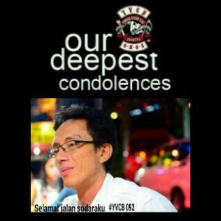 Ucox249's tweet photo. RIP OHOS 092. Semoga amal ibadahmu diterima disisiNya. Selamat jalan om Anton @YVCB_OHOS #Berduka http://t.co/5UBKmuGeQ4
