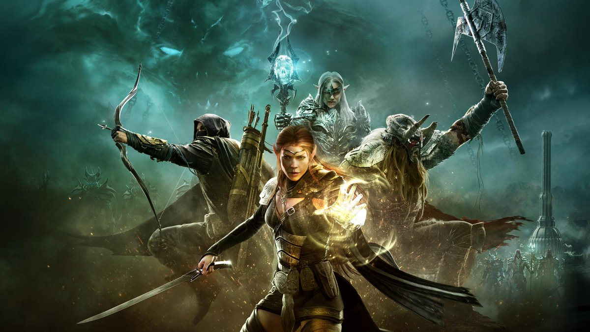TESOnline's tweet image. Your next big adventure awaits in Tamriel, now on #XboxOne &amp;amp; #PS4. #StartYourQuest ow.ly/NW18D
