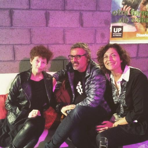 Con @andycherniavsky y <a href="/benitofernandez/">benitofernandez</a> festejando entrega de premio a la @UP como mejor universidad de diseñó.