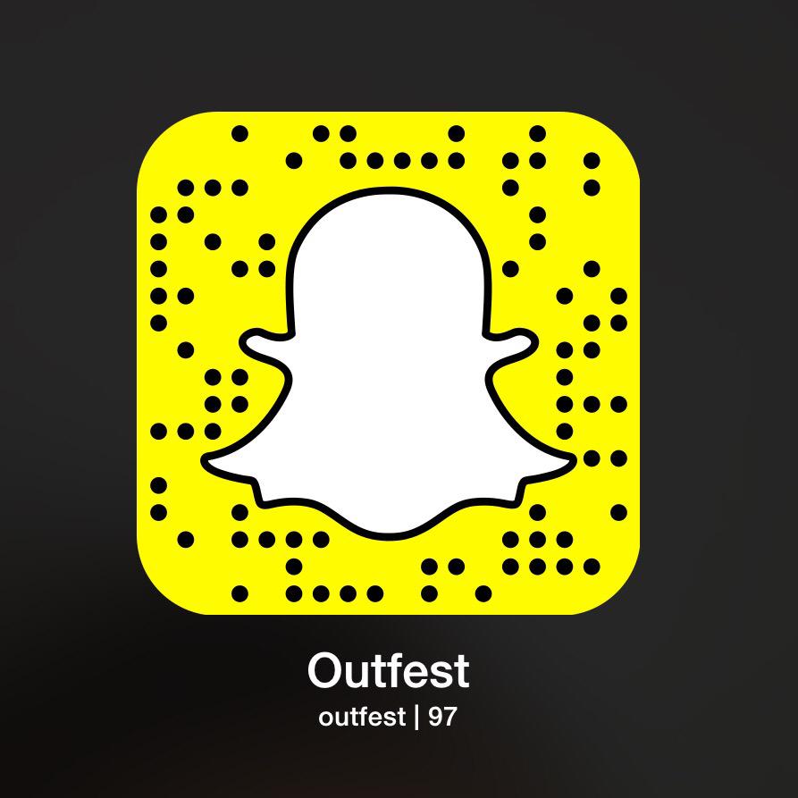 Outfest's tweet image. Are you on #Snapchat? Then be sure to follow @Outfest. #ghostcode