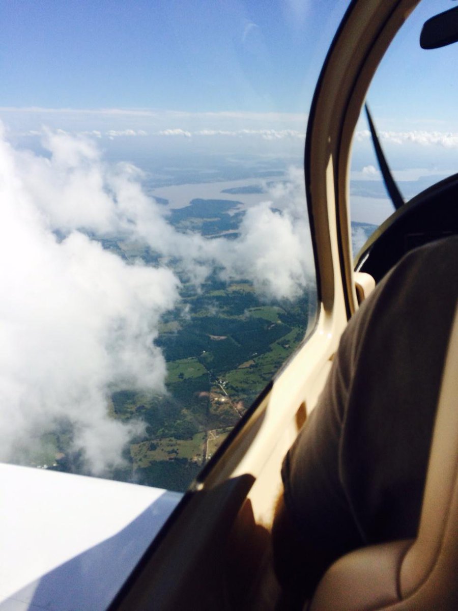 TrezzaSandy's tweet image. Trip to OK in Tim and Susie's plane so much fun!