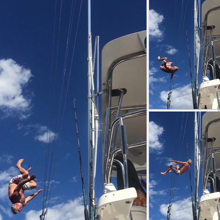 BolfCindy's tweet photo. Oops he did it again! #gainerofftheyacht #doingwhatotherswont #freedom #imdtrip2015 #thatsmyguy #nofilterneeded http://t.co/VsuUMy2eL4