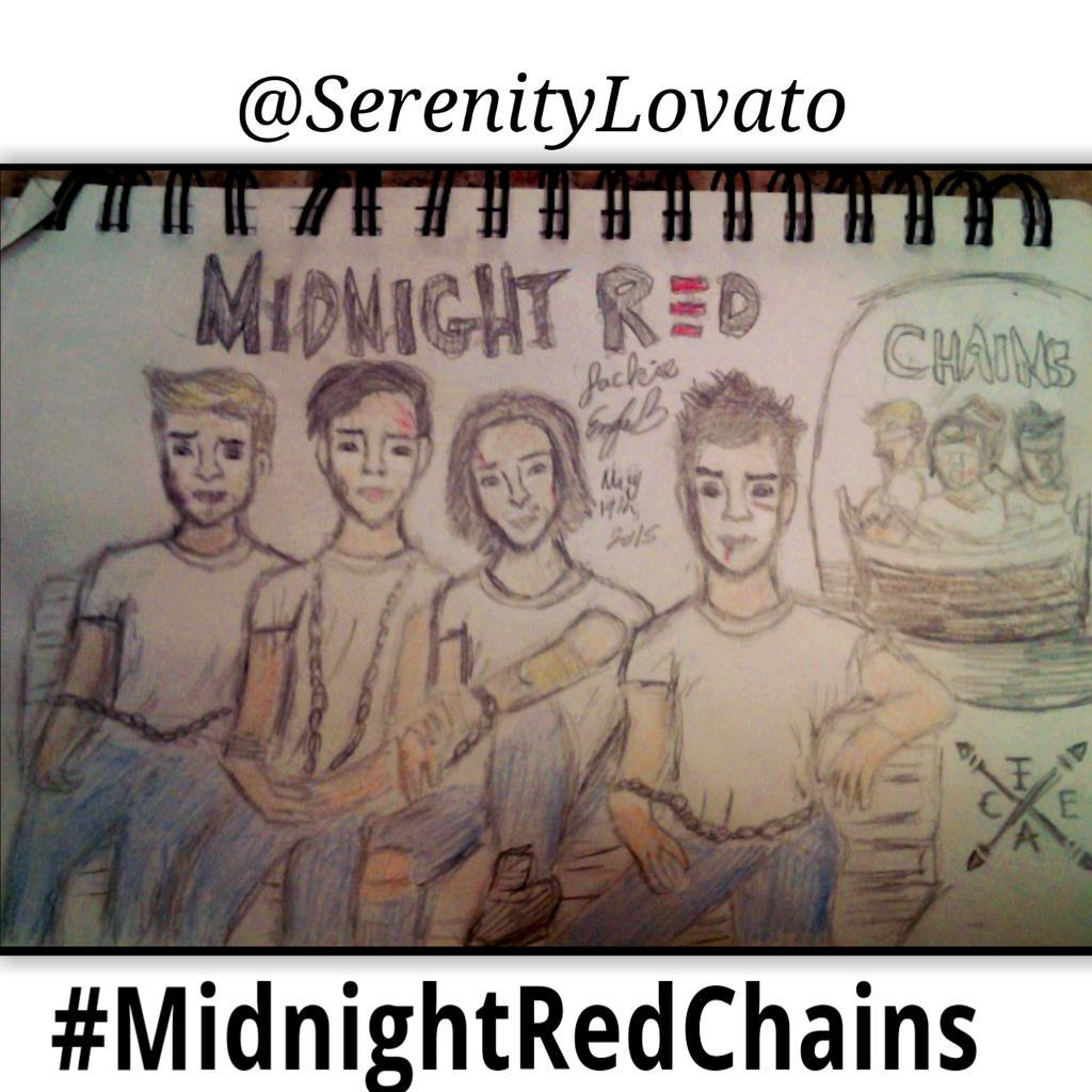 Coltongirlhardt's tweet photo. @ColtonRudloff now did you see my fanart/drawing for #midnightredchains, yes, no? @ItsMidnightRed ♥ http://t.co/1kTrAqQxOV