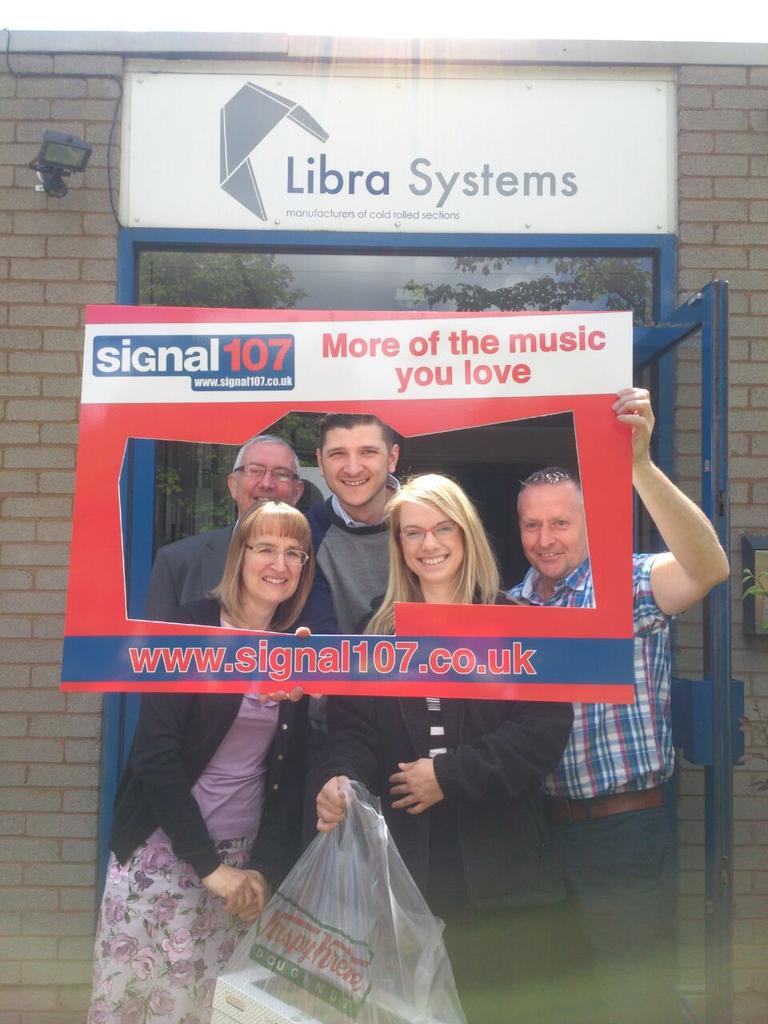 Great to meet the team from <a href="/librasys/">Libra Systems</a> and give them a tasty treat from <a href="/krispykremeUK/">Krispy Kreme UK</a> #welovetelford