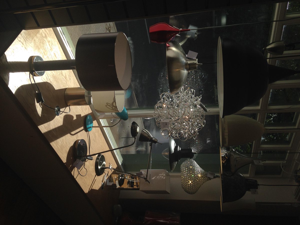The sun is shining in on some of our lovely new products today - all modern and contemporary fittings! #lighting