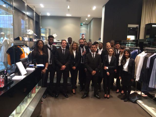 Hugo Boss training in Brent Cross 