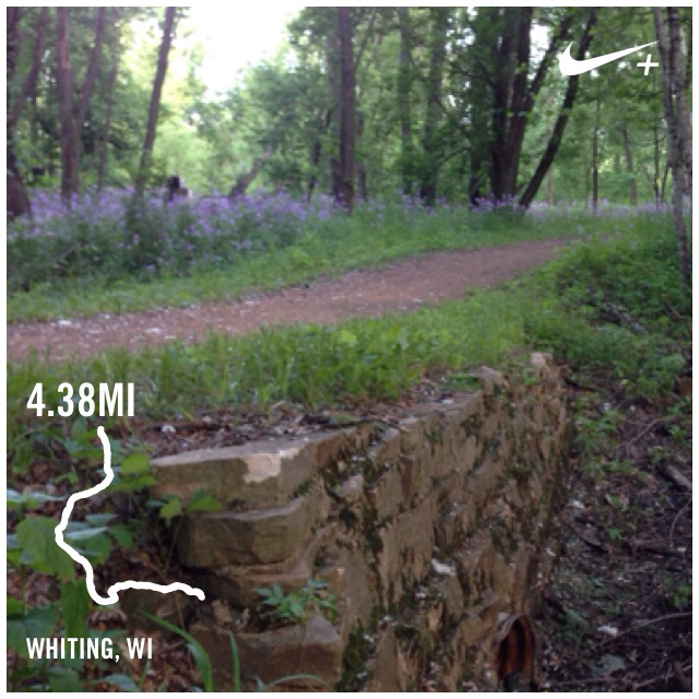 ErinRuff24's tweet photo. I just ran 4.38 mi @ a 9'06''/mi pace with Nike+. http://t.co/sxVxcAAzgP #nikeplus http://t.co/MNCQDj1Q1l