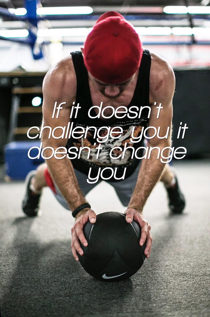 TheHeat001's tweet photo. If it doesn't challenge you It DOESN'T change you!!!! http://t.co/dNqd3Jk76d
