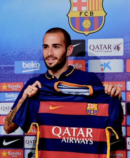 Twittos_FCB's tweet photo. [#Photos] Le nouveau joueur du club : Aleix Vidal. http://t.co/gxKDhgMnud