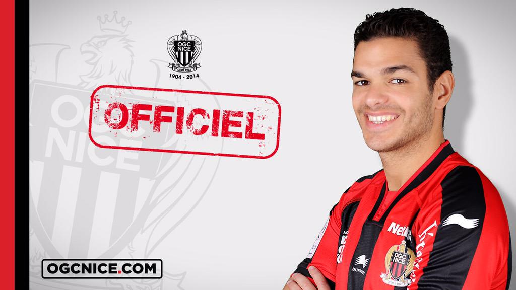 ogcnice's tweet photo. Maintenant, c'est OFFICIEL ! Hatem #BenArfa 1ère recrue de l'@ogcnice 2015-16. http://t.co/YXLHxA7j9a