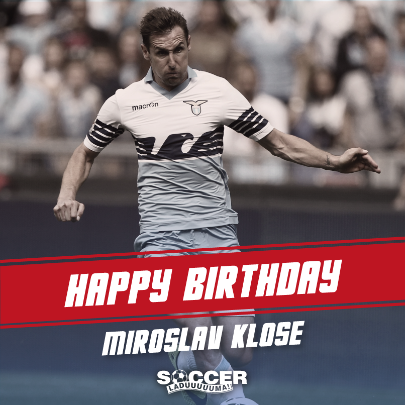 Happy Birthday to a World Cup winning legend, Miroslav Klose ! 