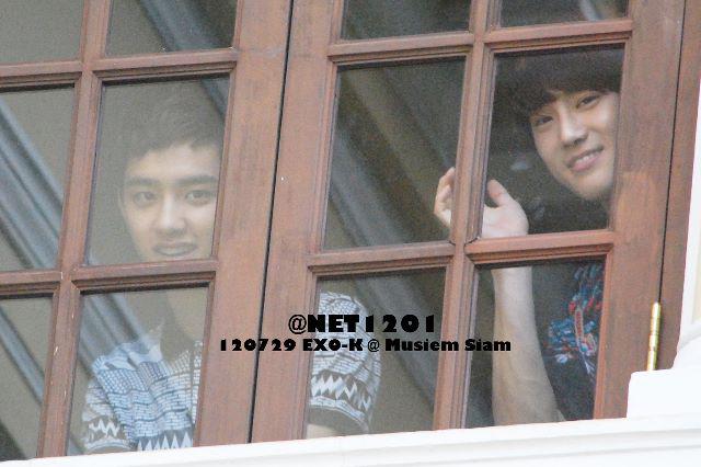 WearEXO_L's tweet photo. 120727 EXO-K at Siam Museum http://t.co/pyfdZUjEQ5
