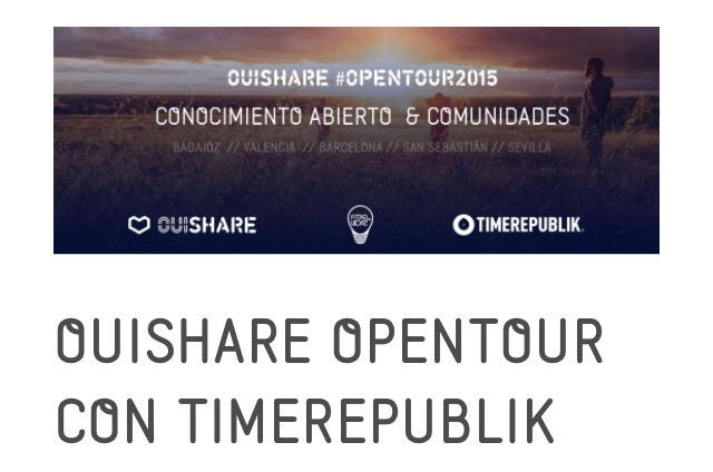 PatriciaPastorG's tweet photo. Apúntate 16 junio en @waycoideas #Opentour2015 con @creativecommons y @timerepublik http://t.co/Rmx3hM4tf8 #Valencia http://t.co/C4nvHuxXvx