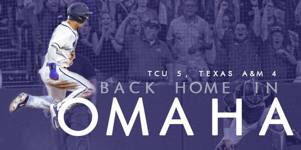 Raarge's tweet photo. @MurrayRich850 @stinnettgang #ToadsToOmaha oh yea after 16 innings #TCU is headed to Omaha http://t.co/IcndLeLq2S