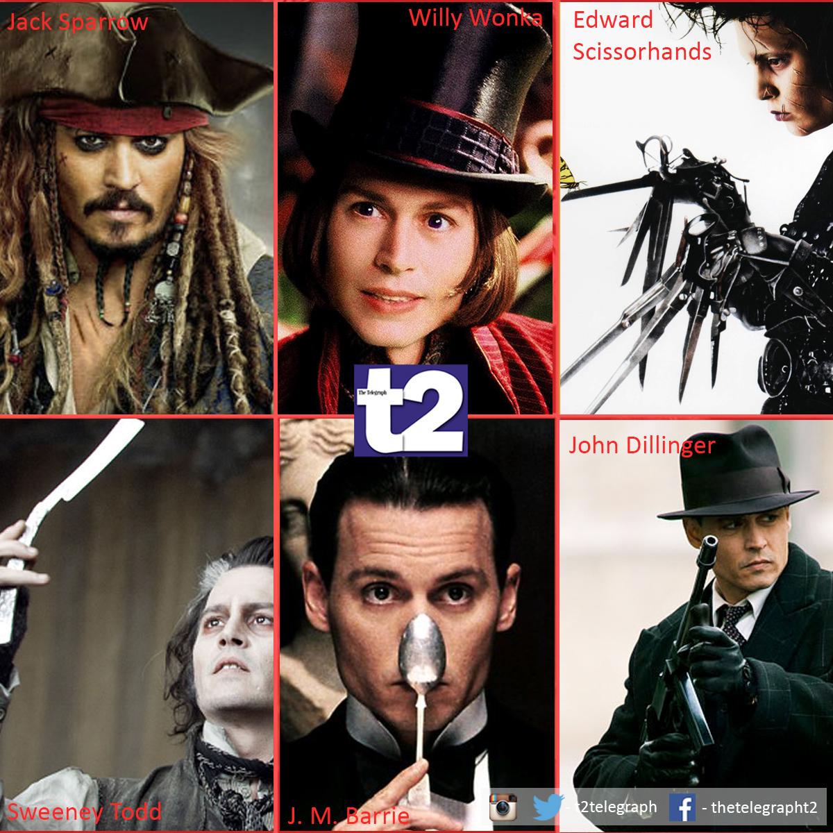 Happy Birthday to superstar Johnny Depp! 
Which was your favourite Johnny Depp character? 