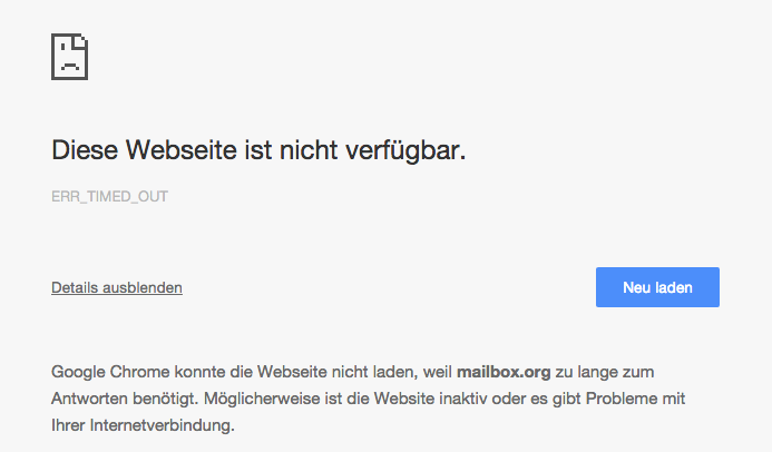 Balzer82's tweet photo. #mailboxorg is offline. :( http://t.co/UcsLARrTEW