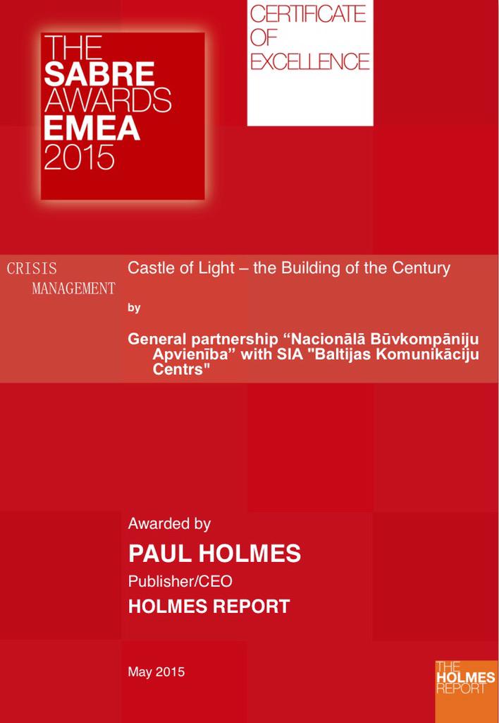 BKC_PR's tweet image. Prieks un lepnums!