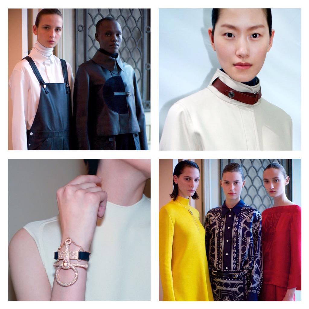 TrendyLT's tweet photo. Hermès F/W 2015 women's ready to wear collection in Tokyo. http://t.co/UDfZoL581p