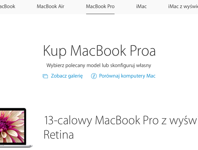 mdelw's tweet photo. Kup Macbooka Pro czy Macbook Proa? #Apple #jezykpolski http://t.co/paLqzjJXiR