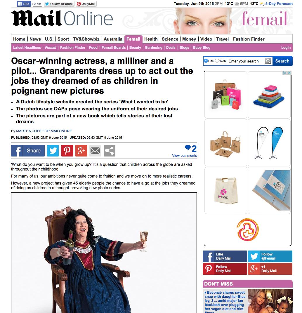 GetOud's tweet image. Leuk! Ons project &apos;Wat ik later wilde worden’ in de DailyMail MailOnline:   dailymail.co.uk/femail/article…