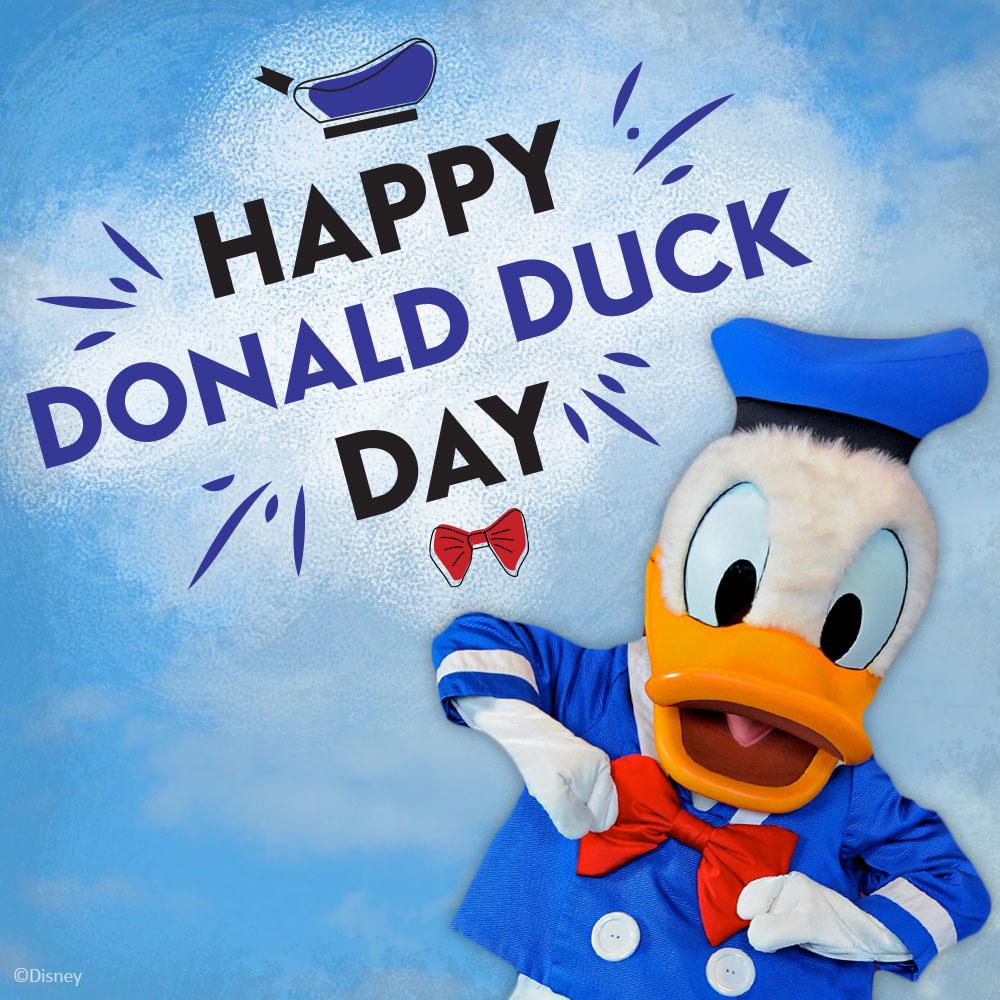 WaltDisneyWorld's tweet photo. Happy 81st anniversary, #DonaldDuck! http://t.co/xItwd2xRxZ