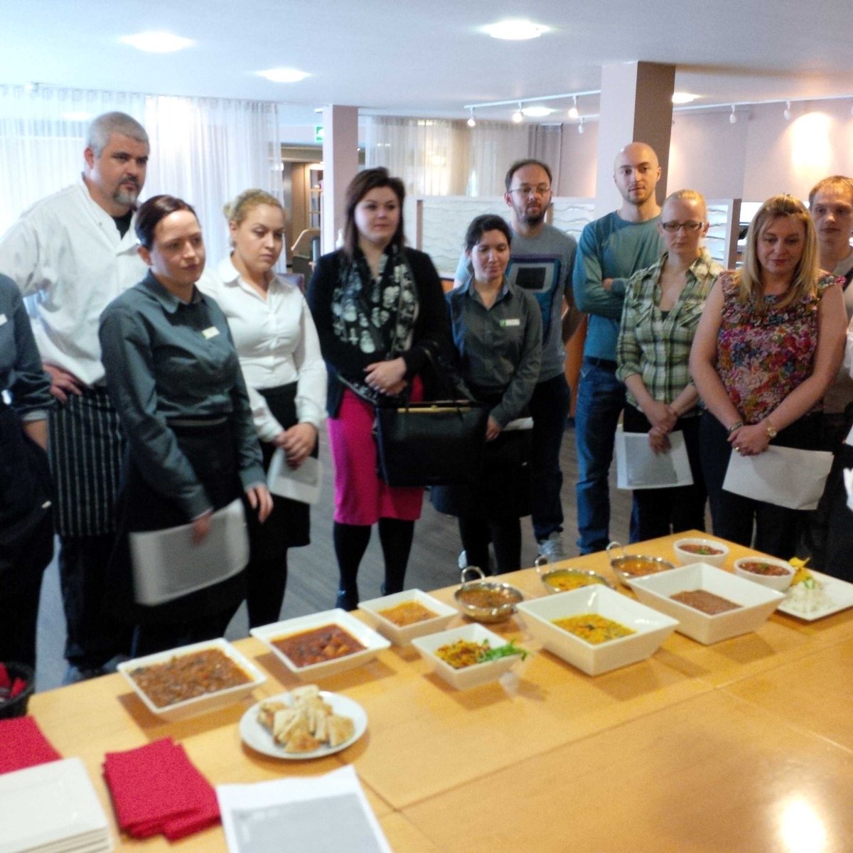 New menu tasting at holiday day Inn Manchester West
