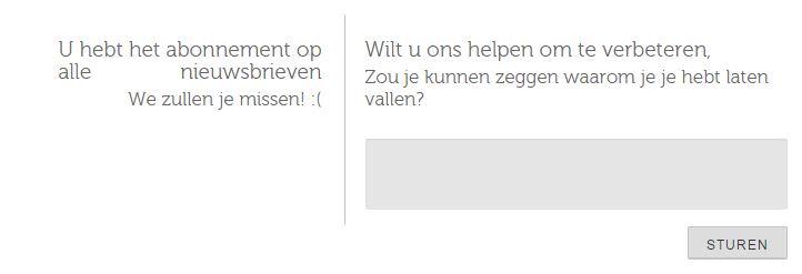 BeSharp's tweet photo. Hoezo gevallen? #uitschrijven #nieuwsbrief http://t.co/jX42HooKG1