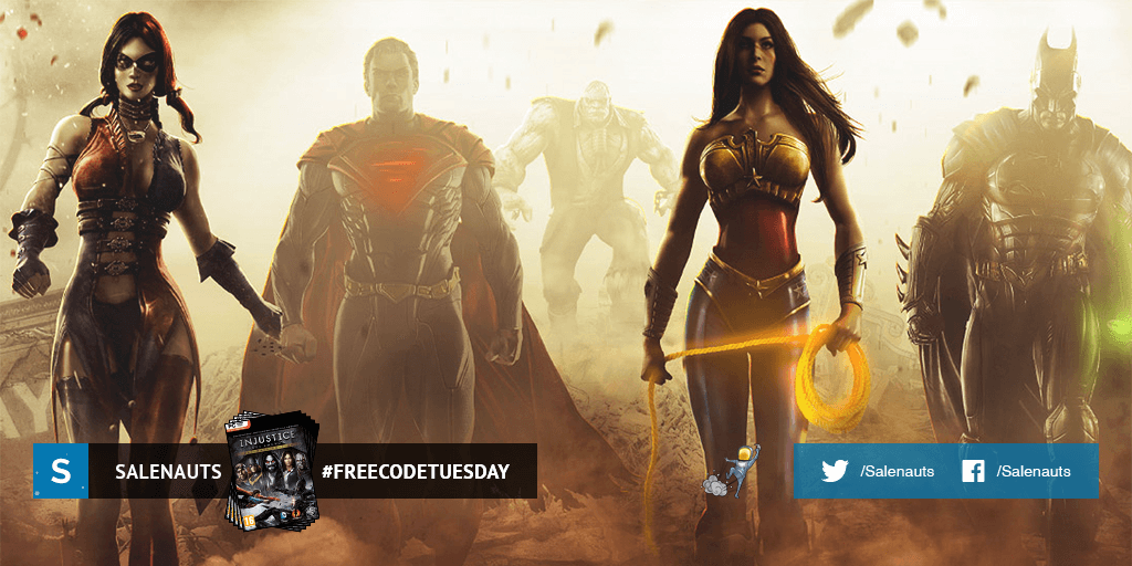 GGdeals's tweet photo. Follow us and RT this for a chance to win 1 of 2 keys for Injustice: Gods Among Us Ultimate Edition! #FreeCodeTuesday http://t.co/ePLtNhzkhF
