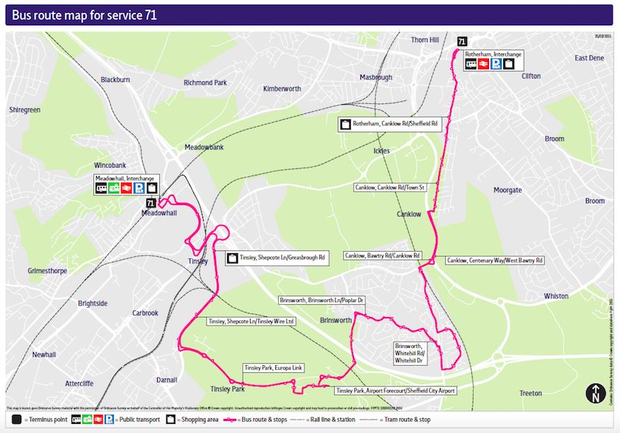 T_Kartor's tweet image. Bus route maps for @TravelSYorks created using T-Kartor's automated #GIS software #busmaps #TransitMaps