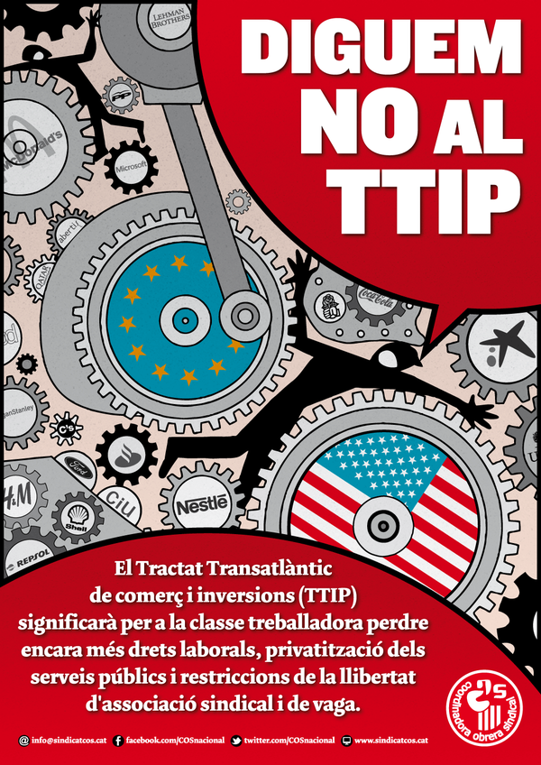 #AlertaTTIP Diguem NO al #TTIP: sindicatcos.cat/index.php/item… #TTIPTuesday #NoalTTIP