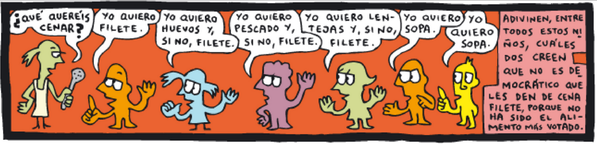 Tyrexito's tweet photo. La cena más votada: http://t.co/bsK7Kvoqam