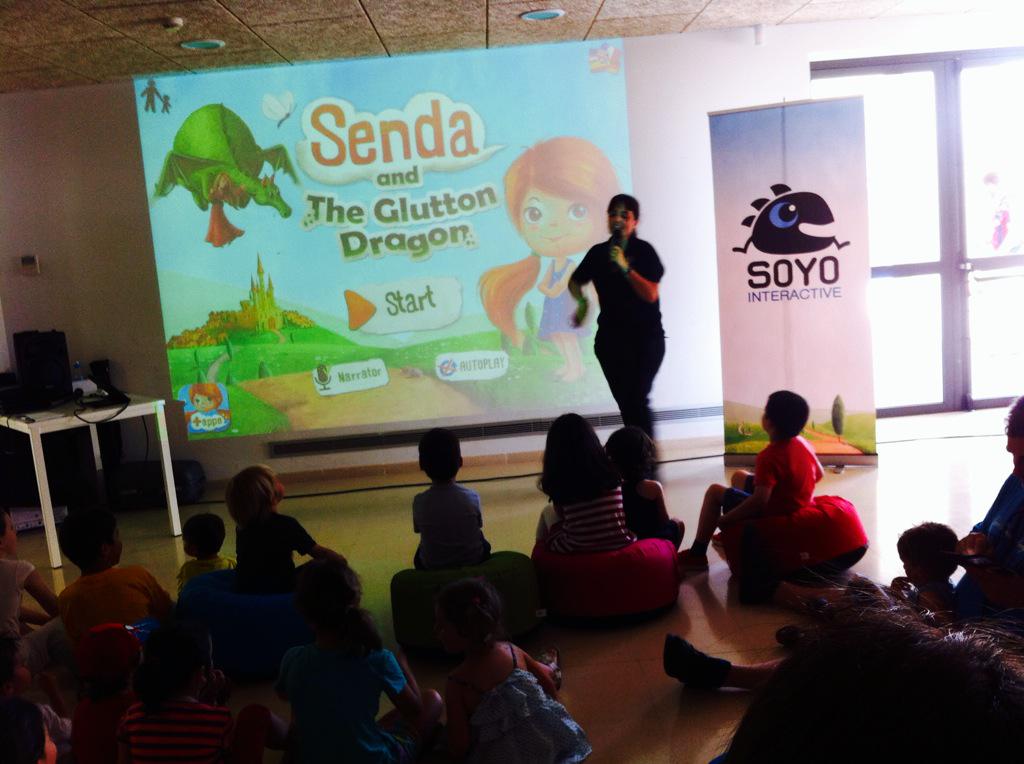 Qpertin's tweet photo. Moments #espaidigital @firadelconte #medinyà @SoyoInteractive http://t.co/MUmCqzLrWw