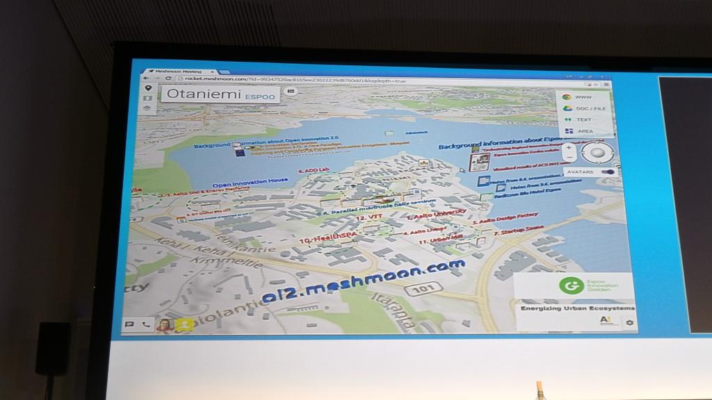 OI2Espoo2015's tweet photo. @mmarkkula giving a tour in Meshmoon 3D application! #OI2Conf15 http://t.co/ONT9G4O9n9