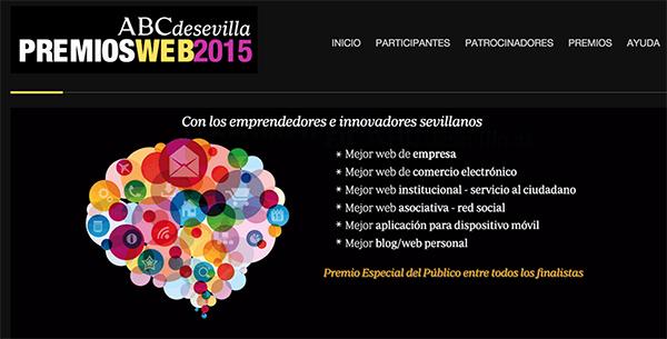 abcdesevilla's tweet photo. Aquí tienes a los finalistas de los #PremiosWeb2015, entra y vota tu favorito http://t.co/dtE8TLwy1p | #Sevillahoy http://t.co/Th9v7l1nkY