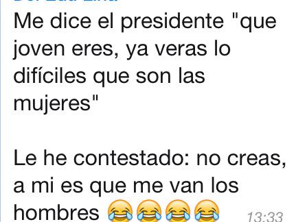 PabloIglesias's tweet photo. Van llegando anécdotas de nuestros nuevos diputados en su primer día. Esta de @EduardoFRub no tiene precio 😂😂 http://t.co/nefw5jzwrC