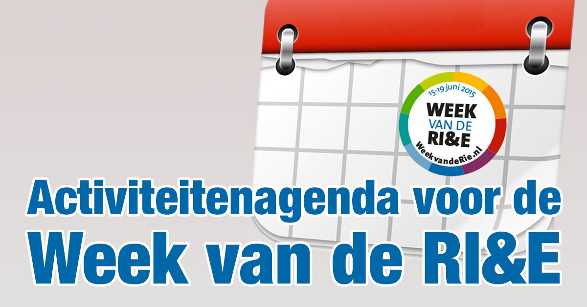 Volgende week is het Week van de RI&amp;E. Check activiteiten en meer op bit.ly/1FGtuoX Via <a href="/SteunpuntRIE/">Steunpunt RI&E</a> #vca