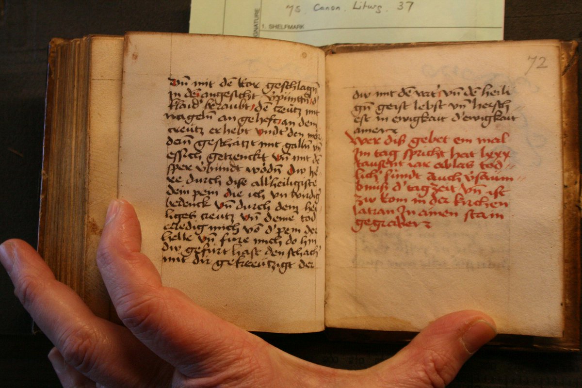 HLaehnemann's tweet photo. .@TeachingCodex preceded by a German prayer wt 8000 years worth of indulgence for 1x daily dose #costvalue http://t.co/4YcK37S9xf