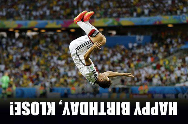 A very happy 37 birthday to highest goalscorer in History Miroslav Klose.. 