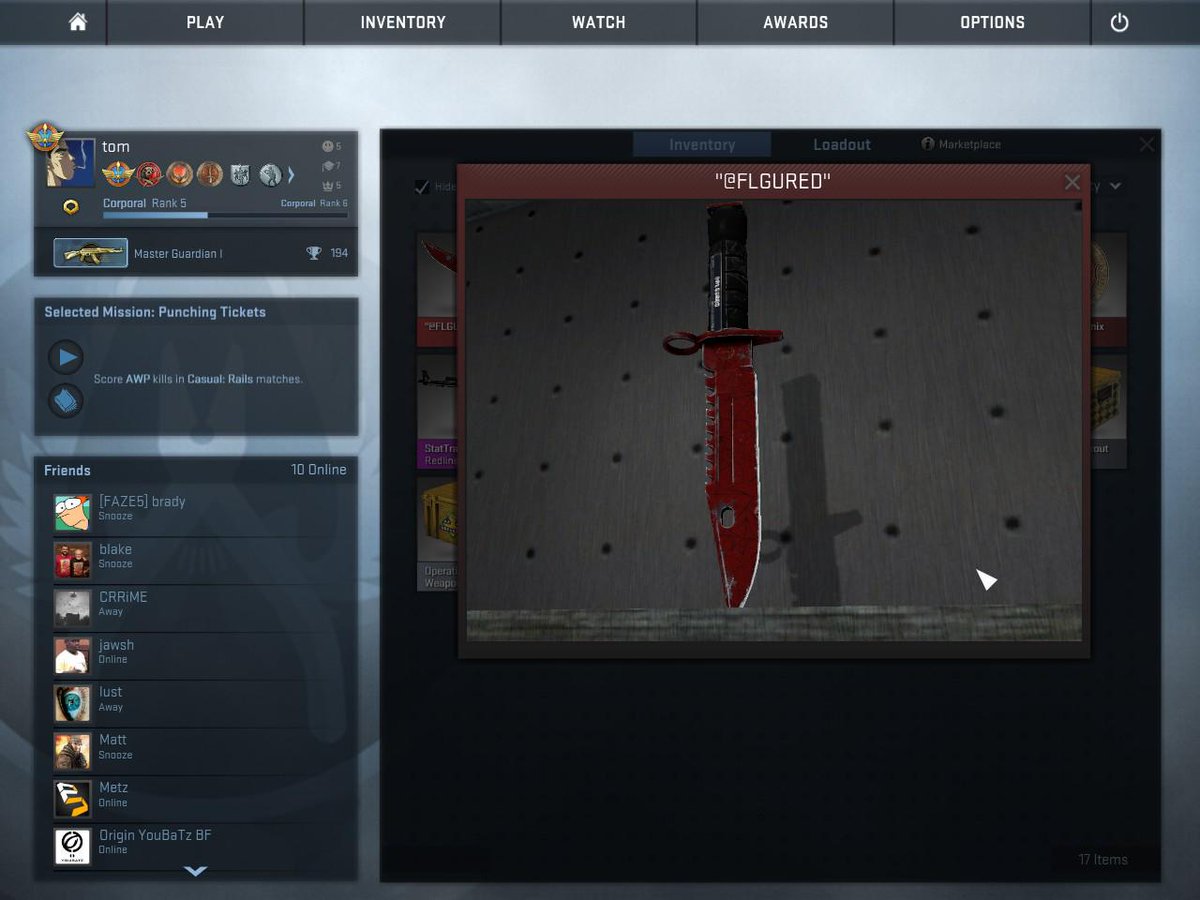 FlGURED's tweet image. #CSGO #Knife #Giveaway! 
M9 Bayonet Crimson Web (FT w/ MW look)

RT AND FOLLOW TO ENTER. WINNER ANNOUNCED 25/06/15