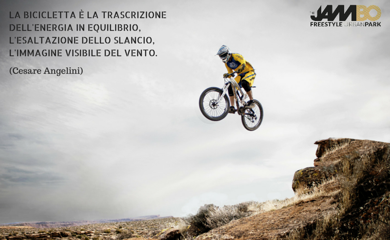 Chi l'ha detto che con una #bicicletta non si possa volare?

#TheJamBO