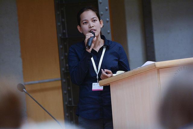 YPARD's tweet photo. YoungWomen in forestry, we need you to SpeakUp! Why not! http://t.co/MAOX9B1Mby #youth #Forests2015 (c)NeilPalmerIWMI http://t.co/9ASs89naVm