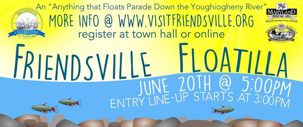 VisitFvilleMD's tweet photo. FV "Float"-illa Sat, June 20 - an Anything That #Floats #Parade on the #UpperYough. Come Have Some #FunIn21531! http://t.co/Lzt6ogxqqf