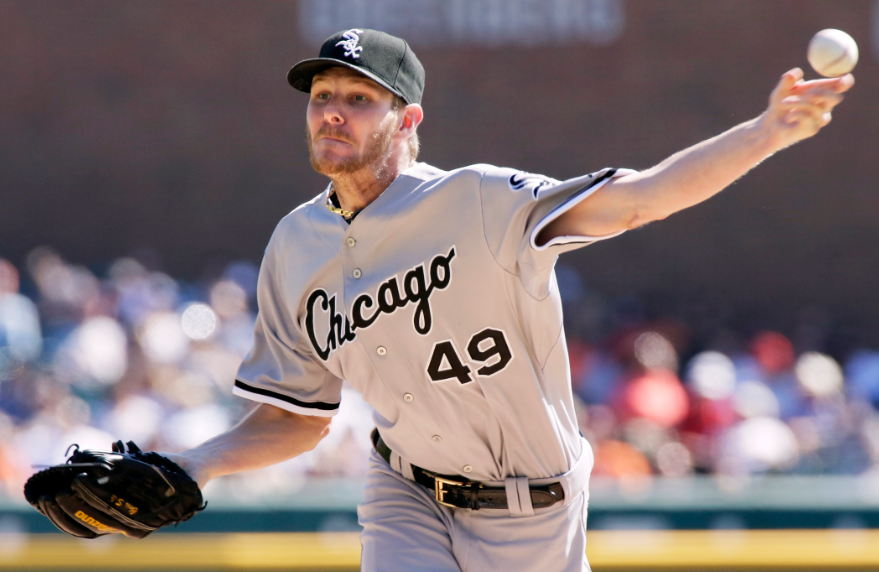 SportsCenter's tweet photo. Have a night, Chris Sale. In each of his last 3 starts, Sale has at least 12 strikeouts while allowing 1 run or less. http://t.co/0xxeZgSDYX